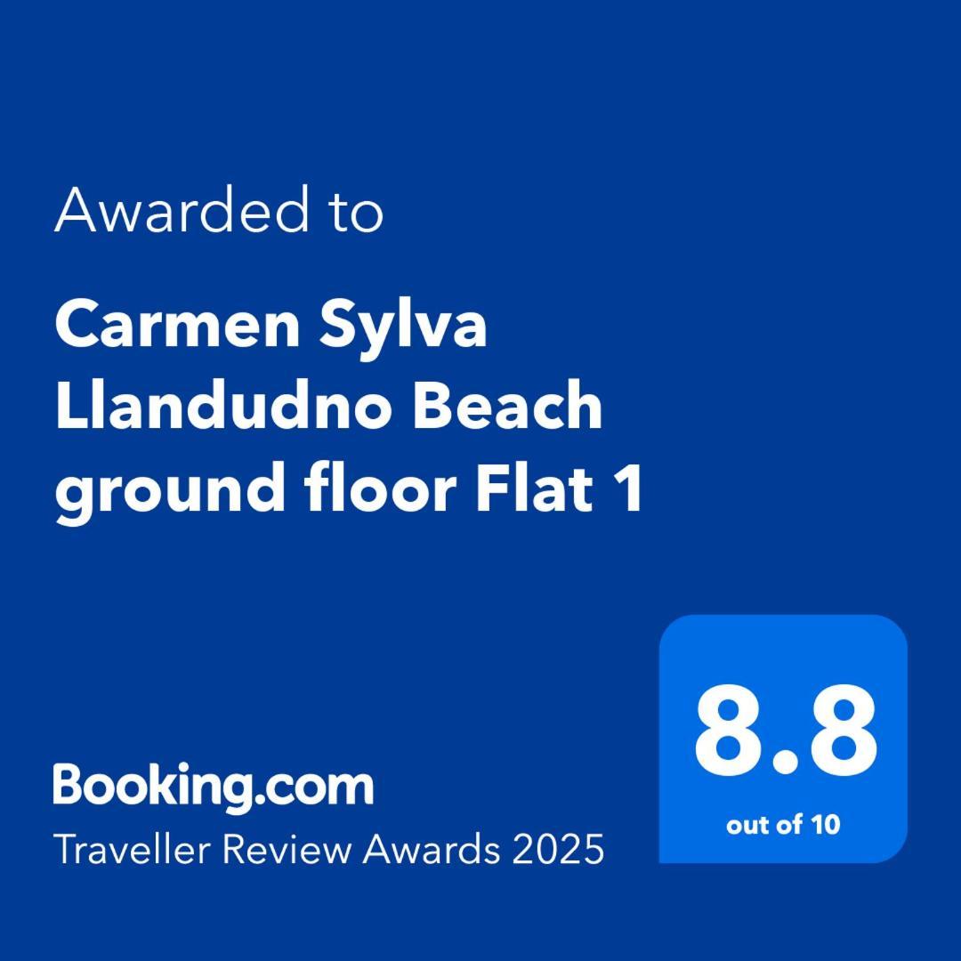 Carmen Sylva Llandudno Beach Ground Floor Flat 1 Ngoại thất bức ảnh